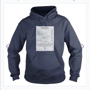 New! navy Gildan Jesus paid it all Christian sweatshirt hoodie unisex medium